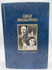 Reader's Digest Great Biographies 1987 1st Ed Illus HC Anne Frank, JP Morgan