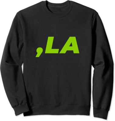 Comma La in Green Brat Kamala Harris Election Unisex Crewneck Sweatshirt