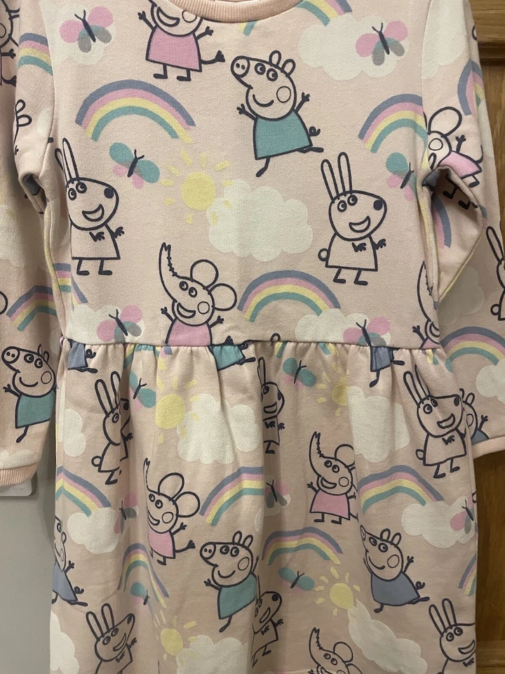 Girls George Asda Peppa Pig Dress 5-6 Years BNWT - Image 4 of 4