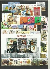 Pologne Poland Année complète 2002  ** YT  3716/767    52  timbres 