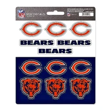 Chicago Bears NFL Vinyl Die-Cut Sticker Set / Decal Sheet *Free Shipping