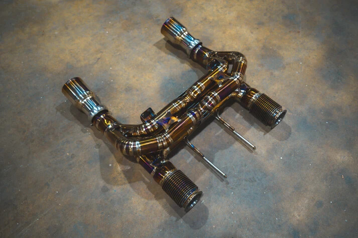 Valvetronic Designs Double X Pipe F1 Race Exhaust Kit For 2018-2022 Mclaren 720S