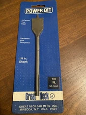 7/8” Paddle Bit - Great Neck