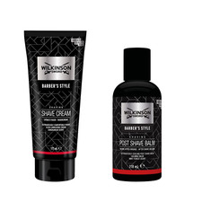 Wilkinson Sword Barber Shaving Cream 177ml & Post Shave Balm 118ml - TWIN PACK