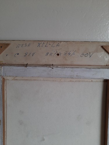 Ein katalanisches Gemälde aus Spanien mit dem Titel Granatapfelblume, Öl auf Leinwand, signiert - Bild 12 von 12