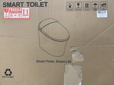 Smart Toilet One Piece Bidet Toilet Elongated Toilet Dual Auto Flush Foot Sensor