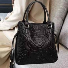Aidrani Fashionable  women's handbag high-quality cowhide large capacity black
