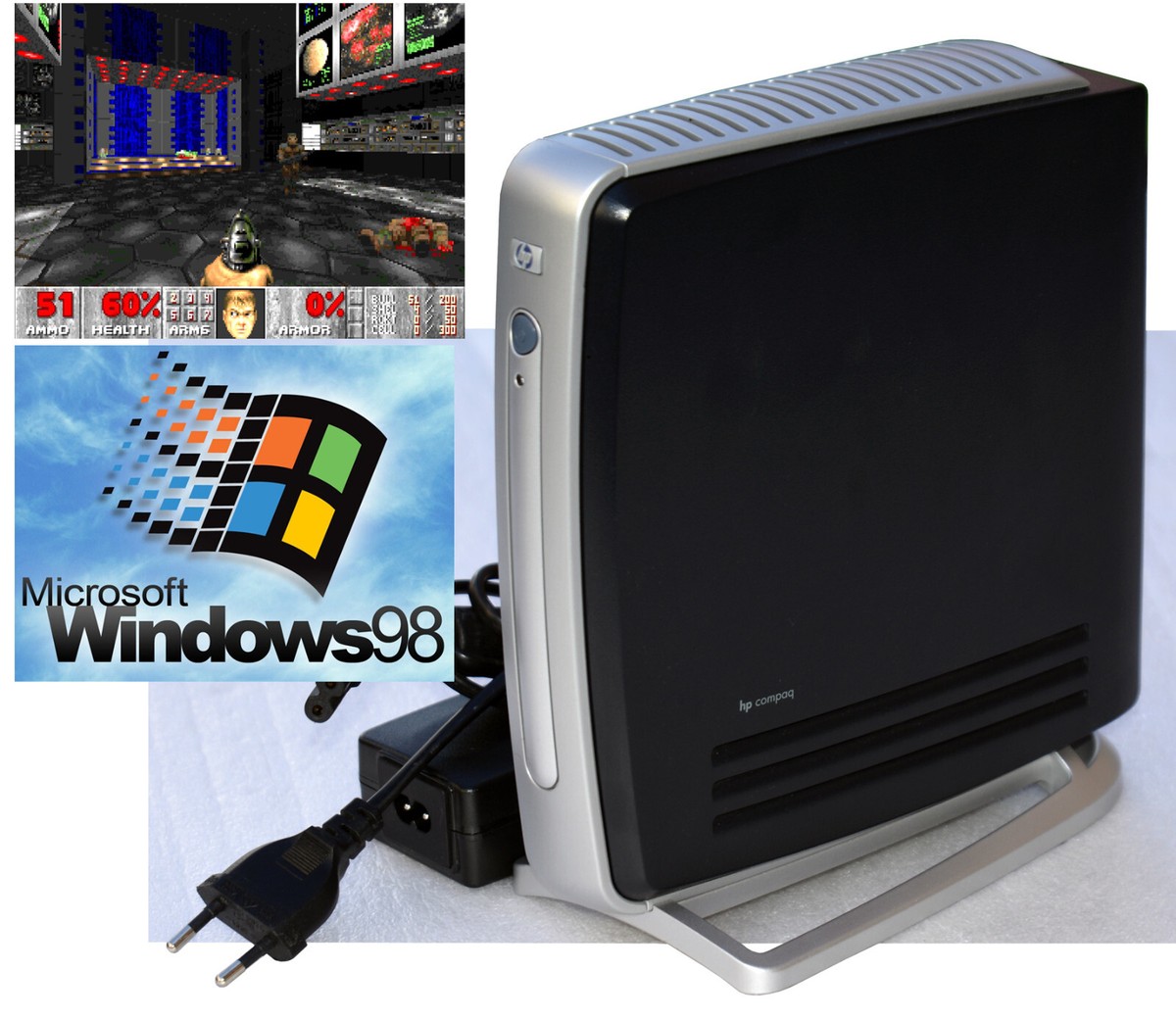 Computer T5520 Windows 98 For Old School Games RS-232 LPT Parallel