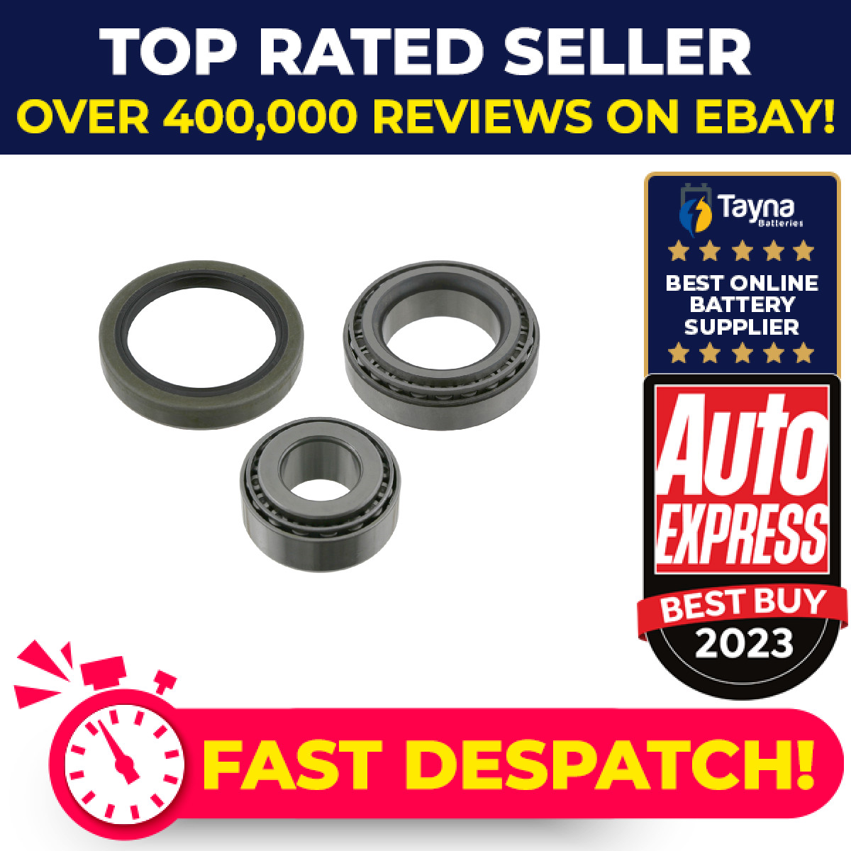 Wheel Bearing Kit fits MERCEDES 400 W140 4.2 Front Left or Right 91 to 98 Febi