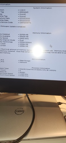 Dell Optiplex 7070 Ultra Intel i5-8265U 32GB RAM 256GB SSD 500GB HD Win 11 Pro - Photo 6/9
