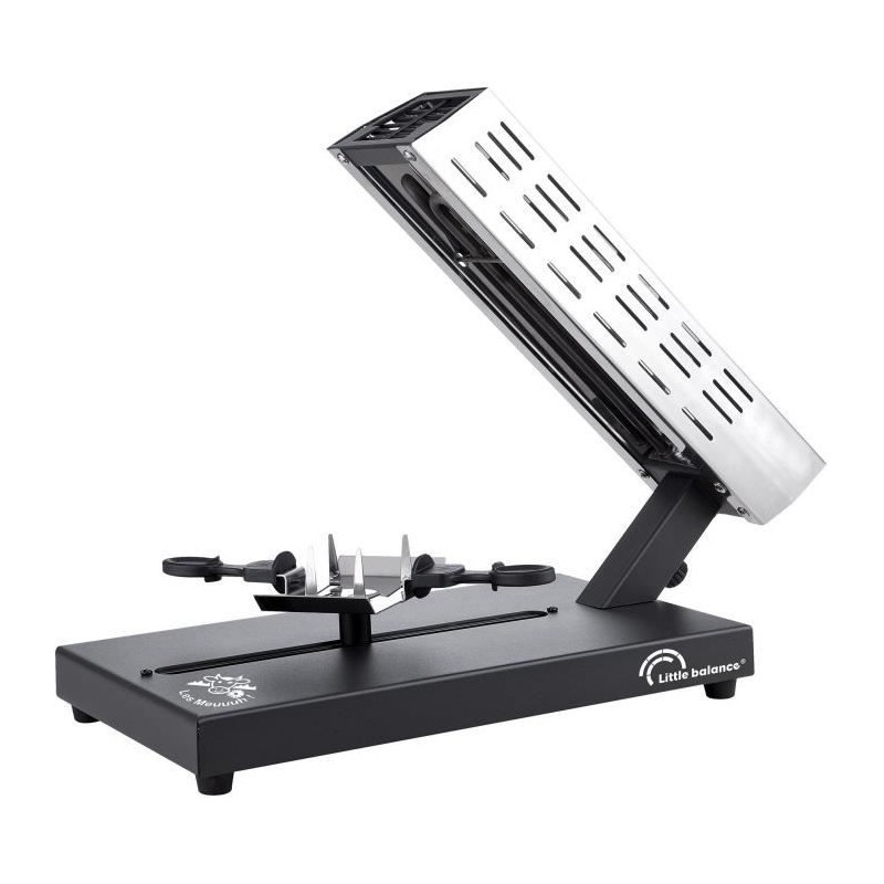 Appareil à raclette haut de gamme Little Balance Savoyarde en acier noir