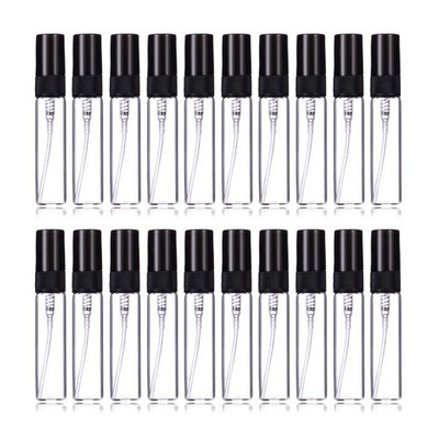 Enslz 5ml Perfume Mist Spray Bottles Refillable Mini Empty Travel 5ml, Clear