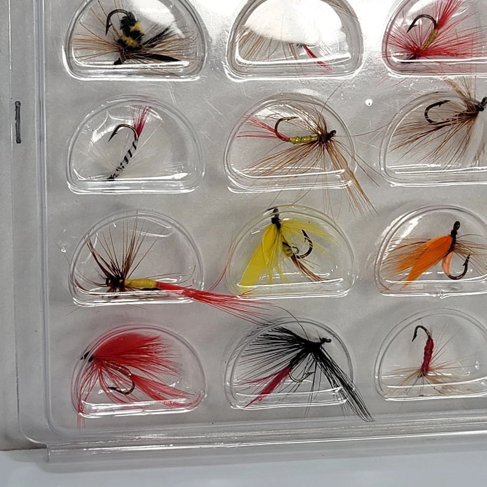 South Bend Pesca 20 Piezas Surtido de Moscas 20 Moscas Más Populares SBFLY20 Foto 2 de 4