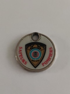 Jeton De Caddie " Sapeurs Pompiers Montjean Anjou"