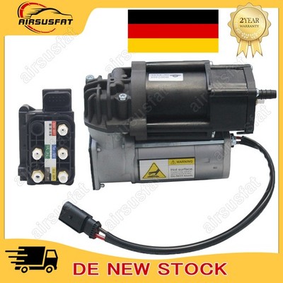 Luftfederung Kompressor + Ventilblock Für Mercedes C-Klasse W205 C205 2053200104