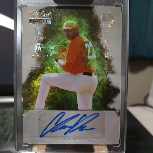 2024 Wild Card Matte Rising Heat Chase Burns Auto 1/1 Cincinnati Reds Rc