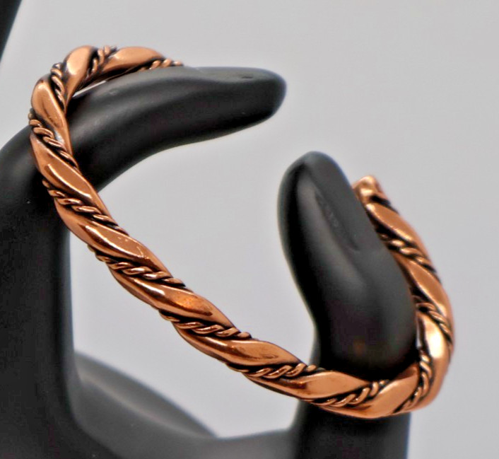 Vintage Solid Copper Bracelets - image 11