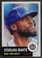 2022 TOPPS LIVING SET # 517 STARLING MARTE New York Mets 1,479 Printed a