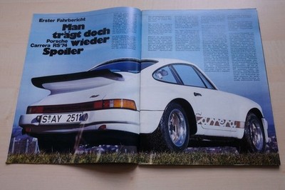 Rallye Racing 02/1974 Porsche 911 Carrera RS 3.0 mit 230PS im Fahrbericht auf 4