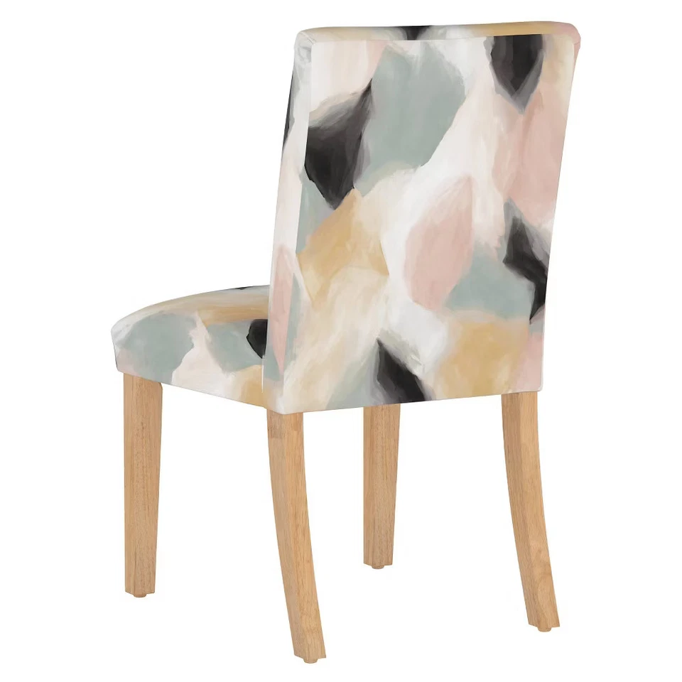 Skyline Furniture Hendrix Dining Chair in Abstract Cloud: Modern Bohemian - Image 4 of 4