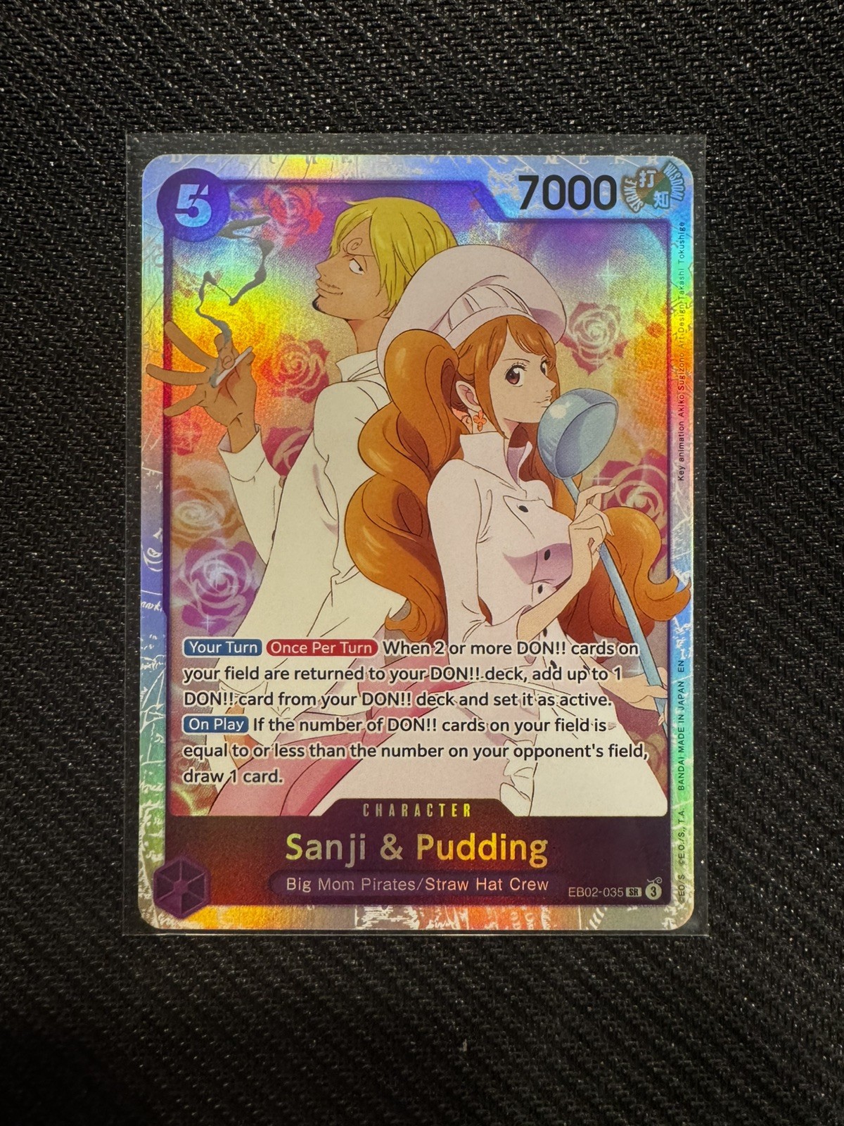Sanji & Pudding - EB02-035 - Extra Booster: Anime 25th Collection SR One Piece