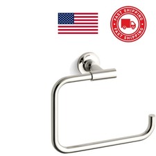 Wall Mount Towel Ring in Vibrant Polished Nickel Stylish Bathroom Accessory