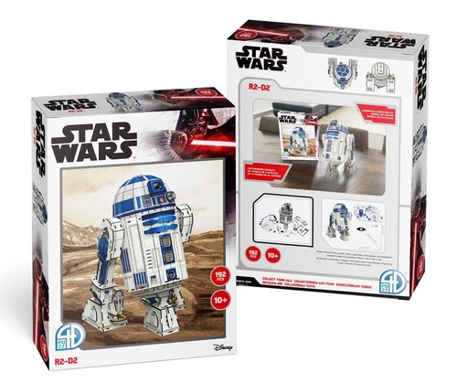 STAR WARS R2-D2 3D PUZZLE - 192 PEZZI - 4D CITYSCAPE - Foto 2 di 6
