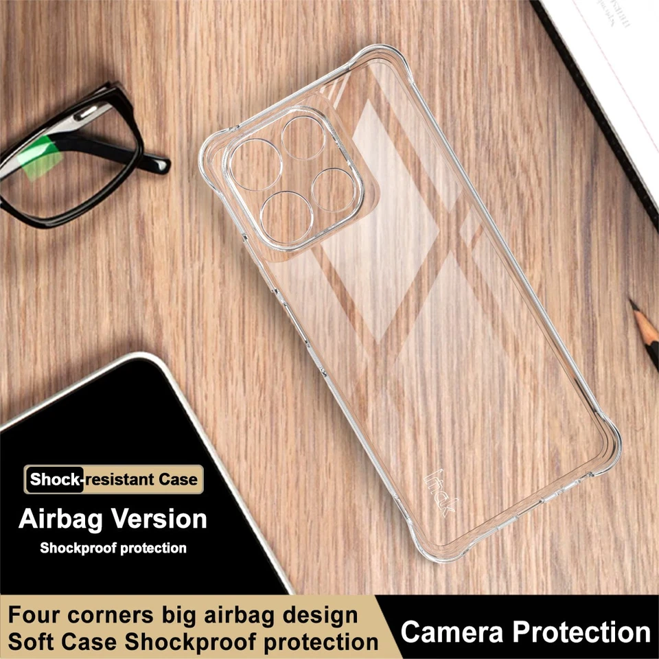 IMAK Para Moto G86 Power 5G, Antigolpes 4 Bolsas de Aire Arena Mate Suave Estuche Cubierta Foto 2 de 4