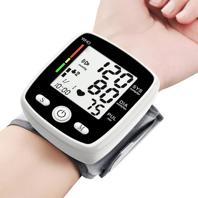 Blood Pressure Monitor Digital Wrist BP Machine Automatic BP Cuff with 2 Users 1