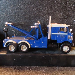 1960's Kenworth Tow Truck Dbl Axle no box, exc cond 1:34 scale 55