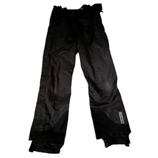 Obermeyer Womens Black Insulated Ski Bib Snow Pants Suspenders Size 12 Winter
