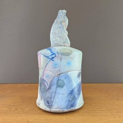 DAVID MILLER (UK) STUDIO POTTERY BOX JAR CERAMIC OBJECT STUDIOKERAMIK DOSE
