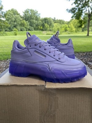 Cardi B X Reebok Wmns Club C Crisp Purple GX7632 Size 6 Women