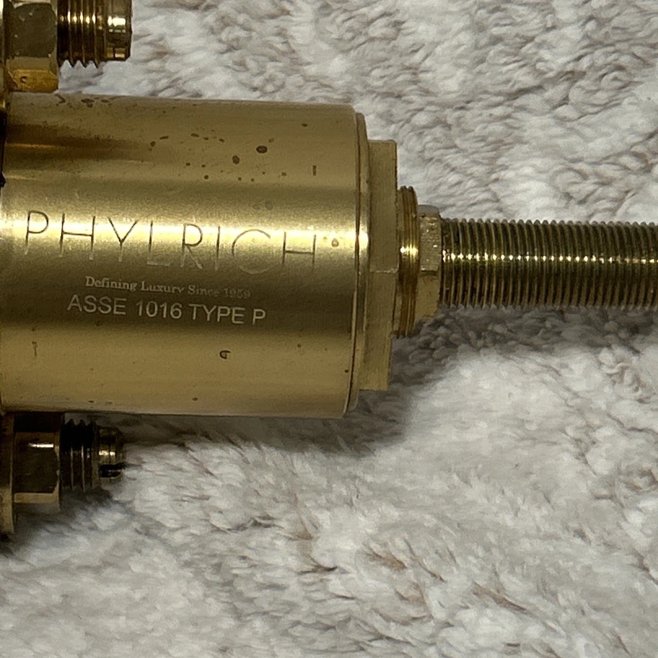 Válvula de equilibrio de presión de latón anti-escaldad Phylrich DFPHY, tubo ASSE 1016 P Foto 4 de 4
