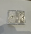 SCOTTSDALE SILVER ONE TROY OUNCE .9999% SILVER LIONS HEAD BAR