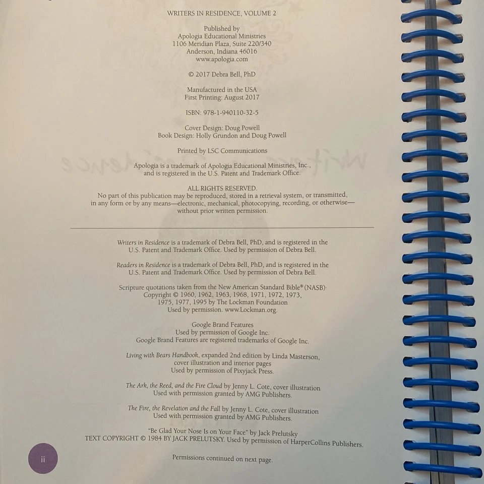 WRITERS IN RESIDENCE, VOL. 2 + Vol 2. Answer Key  **BRAND NEW** - Image 3 of 4