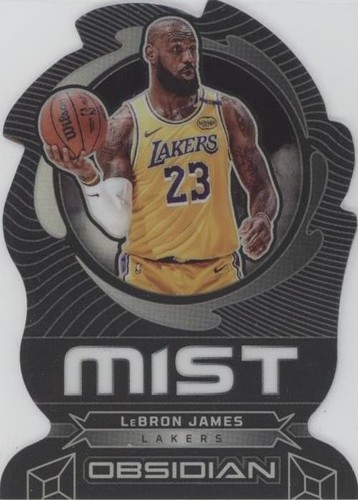 2024-25 Panini Obsidian LeBron James #11 Electric Etch Green