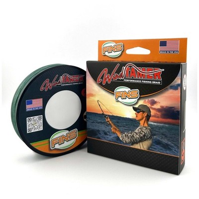 Windtamer Braided Fishing Line   Round No-Wax 4-End Braid, Eliminates Wind Kn...