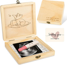 Miscarriage Gifts for Mothers, Memorial Box for Pregnancy Loss, Wooden Angel Bab