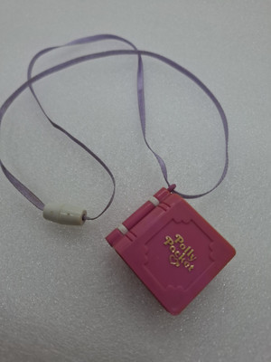 Polly Pocket Glitter Wedding Locket Kette