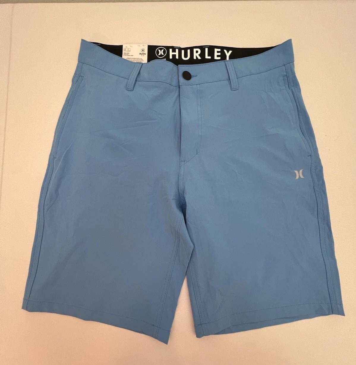Hurley Men's All Day Hybrid Quick Dry 4 Way Stretch Short Blue Bliss