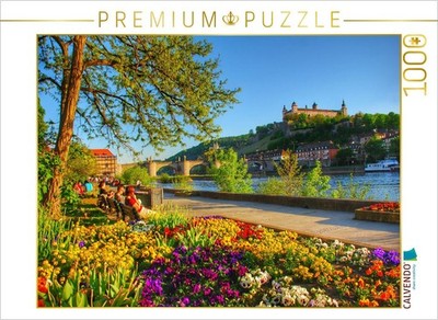 CALVENDO Puzzle Bayern, Würzburg | 1000 Teile Lege-Größe 64x48cm Foto-Puzzle für