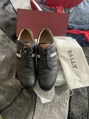Bally FRENZ/831 Men's Dark Brown Leather Lace-Up Sneakers US 11 D EU 44