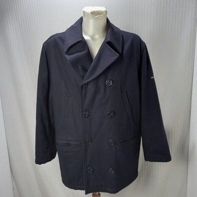 Item e5967 men's Ivy blue oxford coat, size FR50 IT54, armpits 65cm, spa