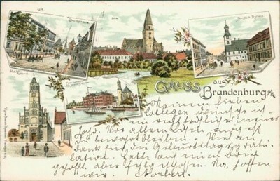 Ansichtskarte Brandenburg a. H. 1897 (Nr.9068)