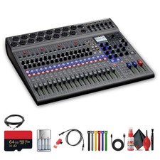 Zoom LiveTrak L-20-20-Input Digital Mixer Bundle