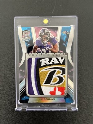 2020 Panini Spectra Monumental Memorabilia Jk Dobbins Nebula Clean Patch /2