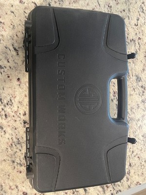 Sig Sauer NEGRINI Custom Works Factory OEM Case - RARE Velvet Lined Lockable NEW