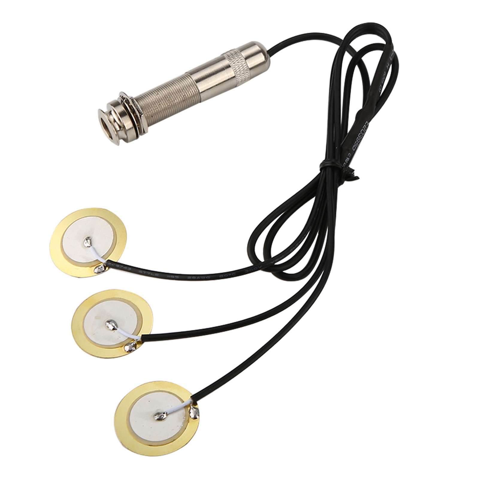 Prewired Pickup Piezo Amplifier Transducer For Guitar Replacement Part Acces BLW