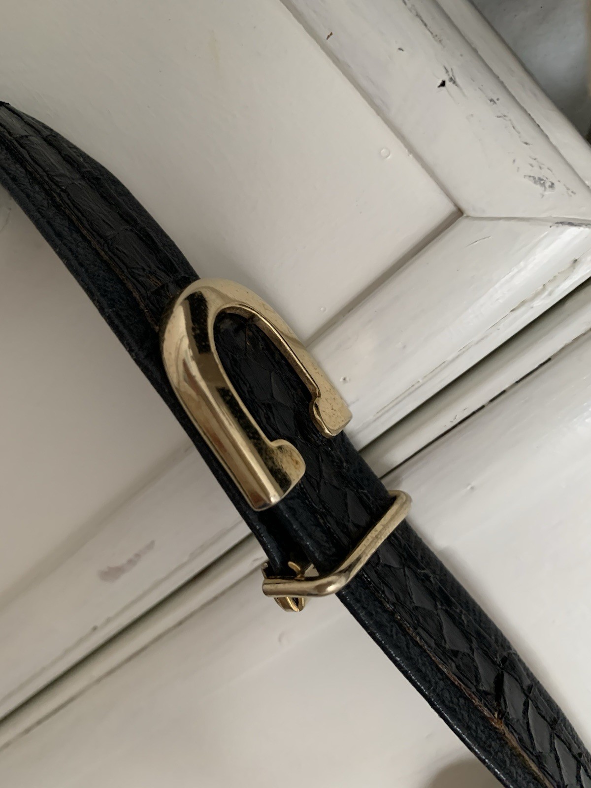 Tracolla in vero pitone “Il punto Rosso” - image 6